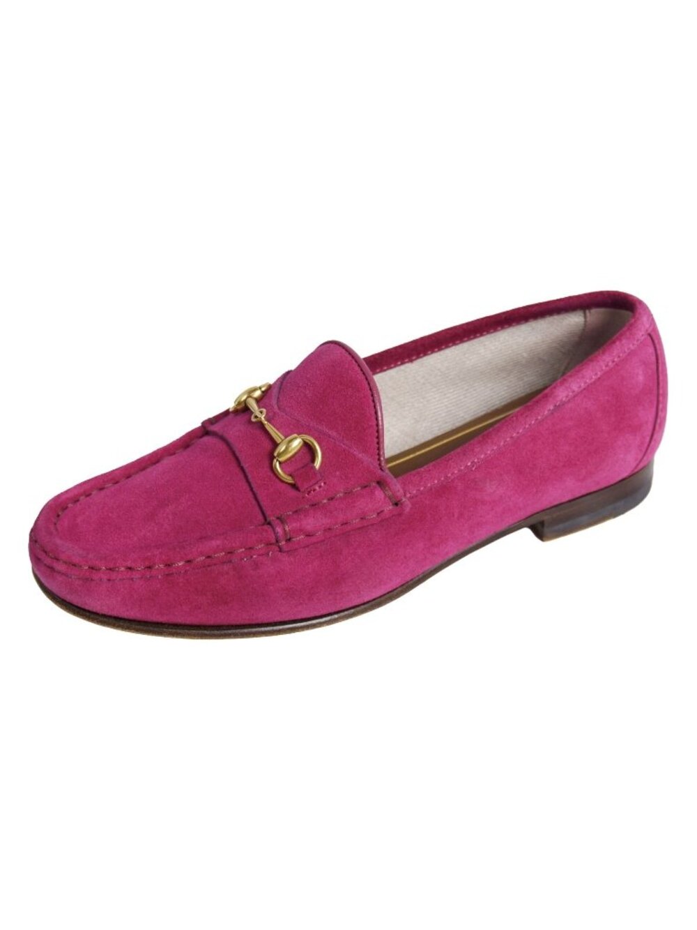 Gucci Loafers Moccasins Horsebit Shoes Suede Purple